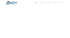 Desktop Screenshot of metron-ms.com