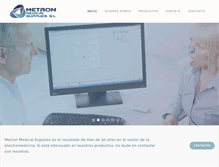 Tablet Screenshot of metron-ms.com